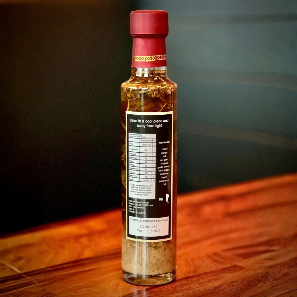 Salmuera Oregano – Argentine Basting Sauce with Oregano, 8.45 fl oz (250 ml)