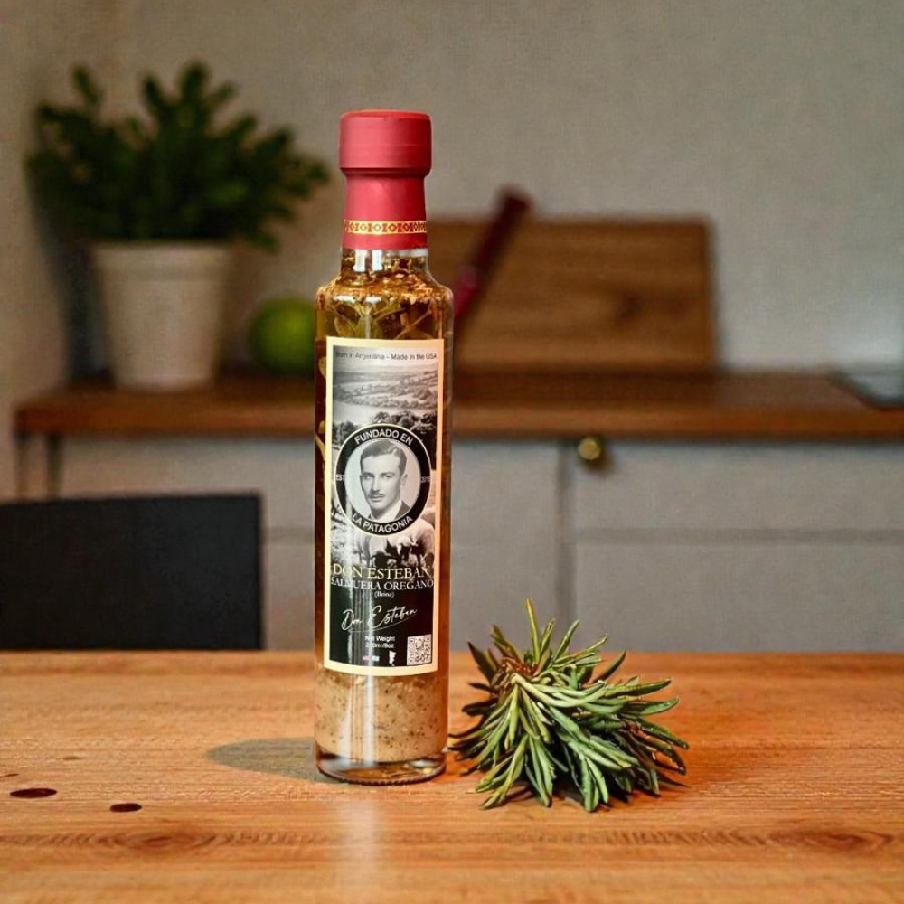 Salmuera Oregano – Argentine Basting Sauce with Oregano, 8.45 fl oz (250 ml)