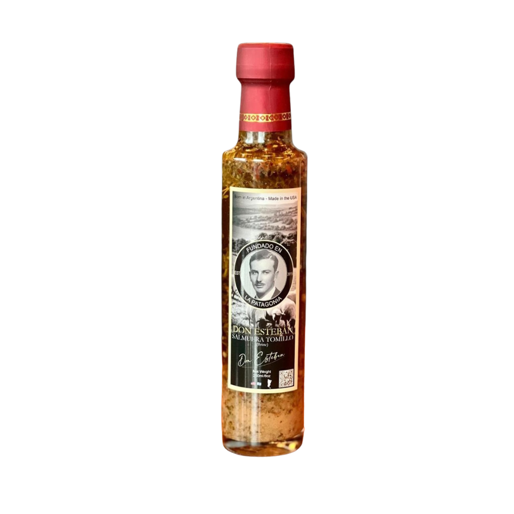 Salmuera Tomillo – Argentine Basting Sauce with Thyme, 8.45 fl oz (250 ml)